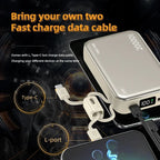 2025 NEW 66W 20000mAh Fast Charge Power Bank CCC Chinese Certification with Cable for Xiaomi Huawei Samsung IPhone Car Mobile World