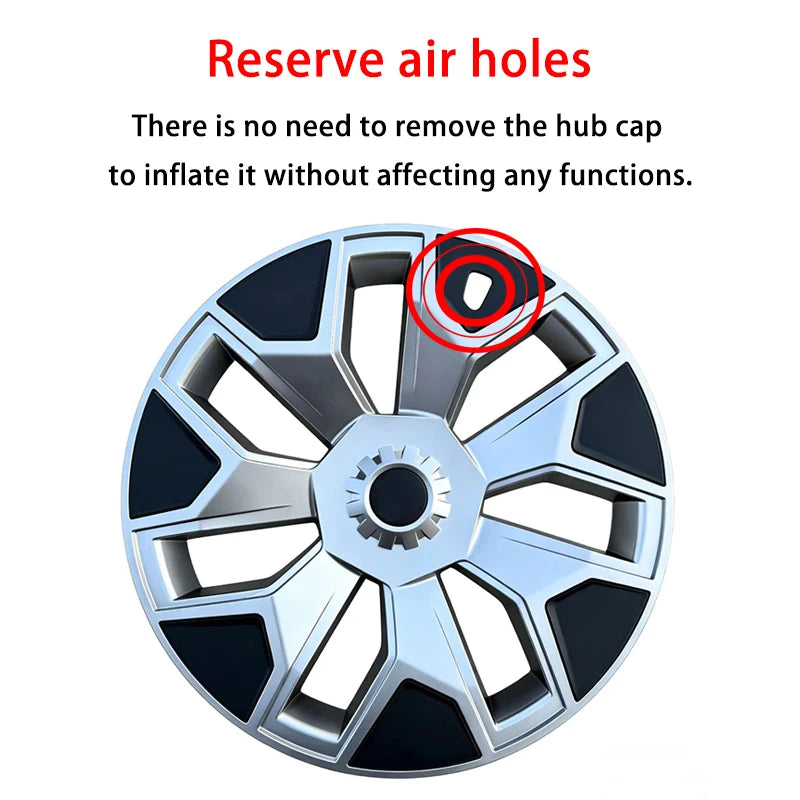 For Tesla Model YL Launch 2026 4PCS Hub Cap Car Replacement Wheel Cap 19 Inch Performance Automobile Hubcap Cover Accessories