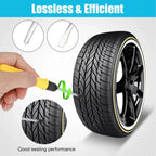 61x Car Tubeless Vacuum Tyre Puncture Repair Kit Screw Nails Tire Patch Plug Fix Tools With Screwdriver & Convenient Storage Box CM World