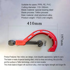 PVC Pipe Cutter Tube Cutter Dual-purpose Alloy Steel Scissor Composite Pipe PPR PE Plastic Hot Melt Pipe Cutting Hand Tools CM World