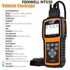 Foxwell NT530 PLUS Multi-System Scanner Support For Porsche Nissan GM BMW Universal Auto Diagnostic Tools Get One Car Software Car Mobile World