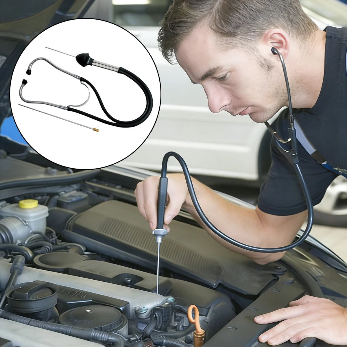 Automotive Stethoscope Mechanical Car Cylinder Tools Tool Amplification Inspection Examination Workshop Equipment Mechanic Auto CM World