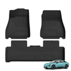 Smabee Left Drive for Xpeng Mona M03 2026 2027 Car Floor Mats Foot Pad  TPE Waterproof Interior Accessories Black