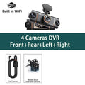 360°Auto Car Camera 1080P Video Recorder 3/4 Lens WIFI DashCam for Car DVR Black Box Night Vision Dash Cam 24H Parking Monitor