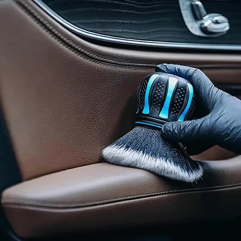 1PC Small Multi-Purpose Detailing Brush Soft Bristles For Dusting Scrubbing Interior Delicate Surfaces Car Cleaning Tool-New
