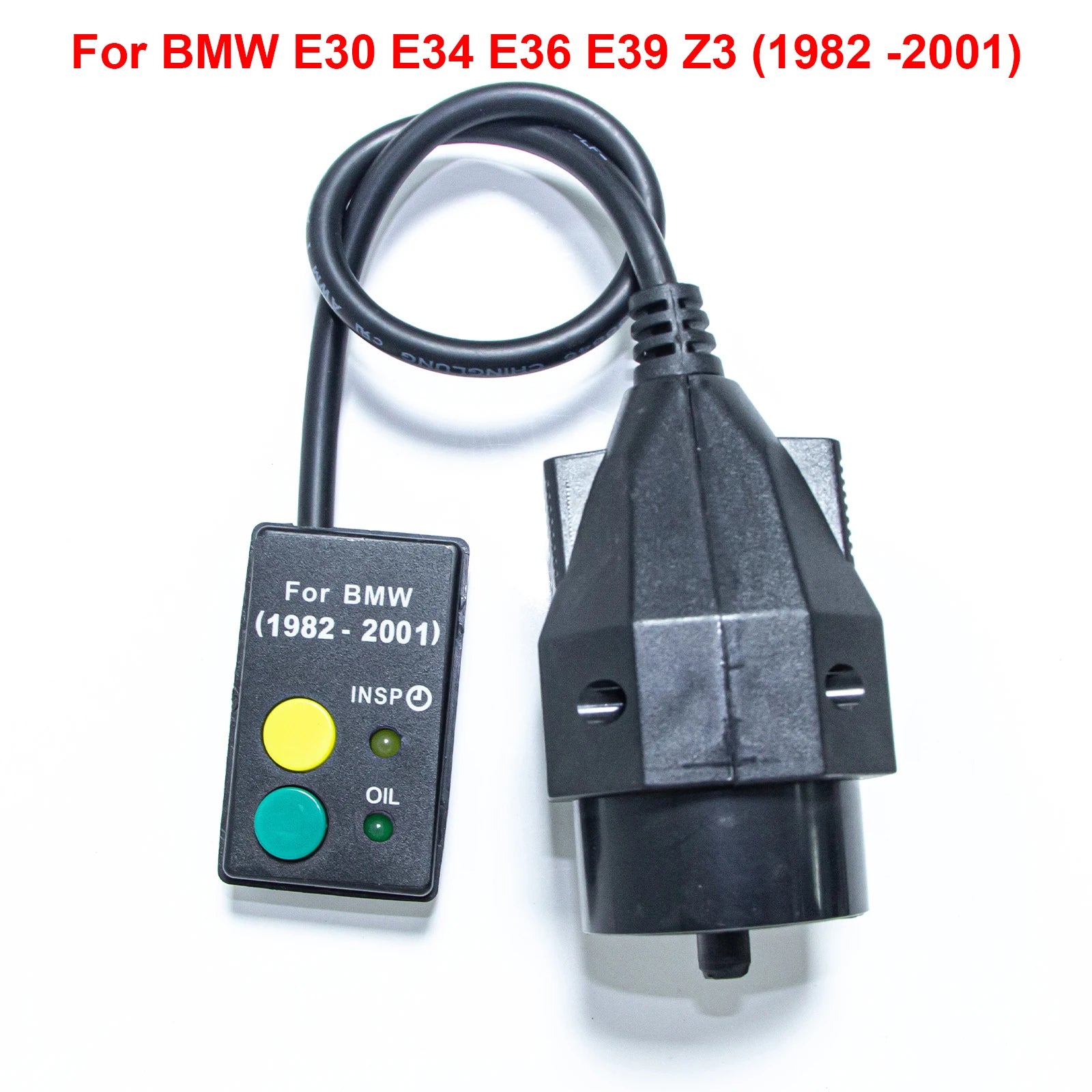 20Pin Oil Service Reset Tool For E30 E34 E36 E39 Z3 1982-2001 Cars OBDII Oil Service Reset 20Pin OBD Inspection Light Reset Tool CM World