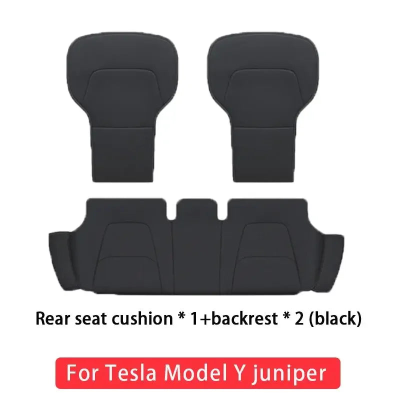 For Tesla Model Y 2025 2026 Juniper Ventilation Leather Seat Cover Cushion Breathability Comfortable Seat Interior Accessories