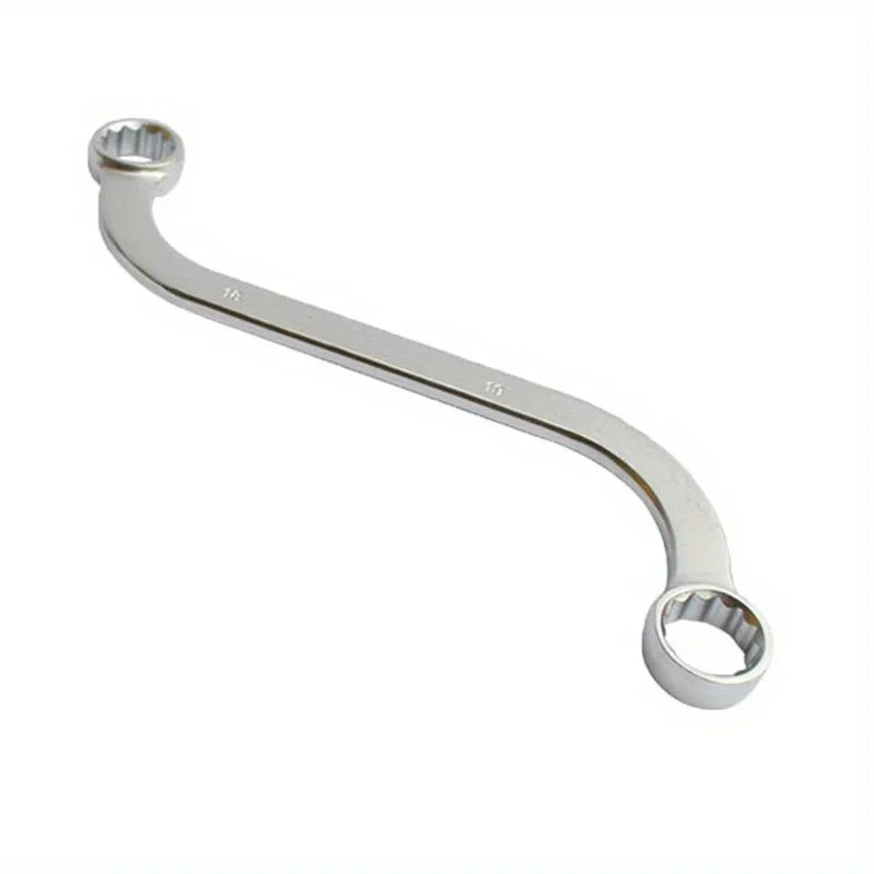 5Pcs S Type 10-19mm 12-Point Box Ends Double-Headed Special-Shaped Fastening Wrench Car Repair Tool S-Shaped Spanner Hardware CM World