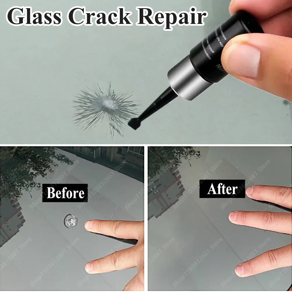 Car Glass Repair Window Cracks Gone Kit Remove Scratch Automobile Truck Motorcycles Broken Repair Windscreen Crack Recovery Set CM World