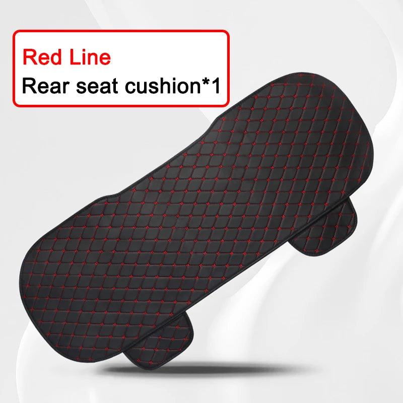 Universal Car Seat Covers Pu Leather Fashion Car Front and rear seat cushions Car Seat Protector Four Seasons Auto Accessories CM World