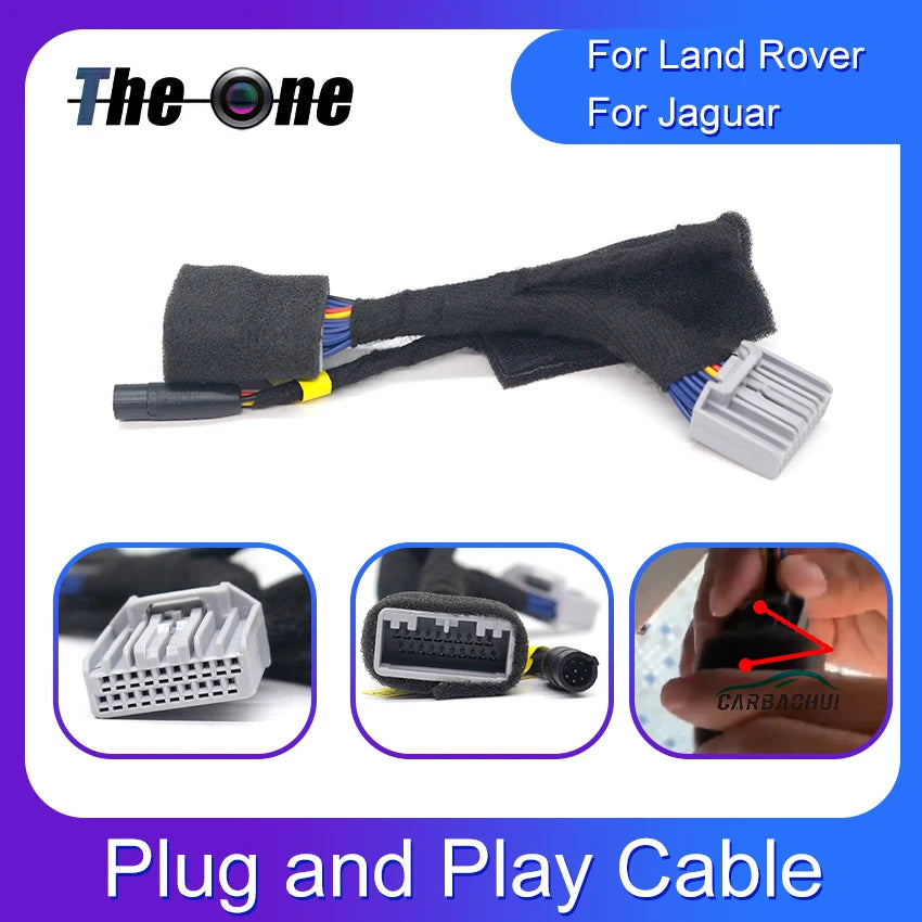 Plug and Play Power Cable Car Dash Cam for Land Rover Connect the Reading Light Cable, Easy to Install Dash Recorder for Jaguar