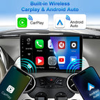 Android 16 Carplay For Ford Ka 2008 - 2014 Auto Radio Stereo Car Multimedia Video Player GPS Navigation QLED Touch Screen 4G DSP CM World