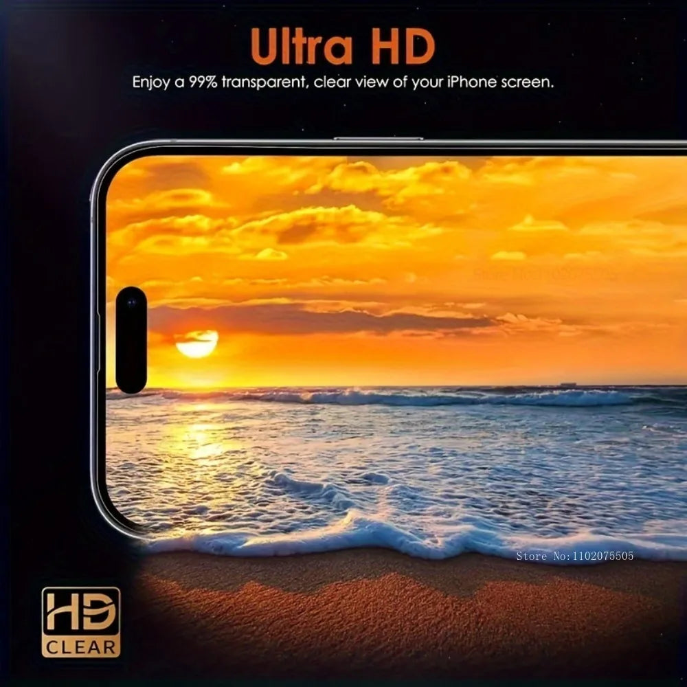 2Pcs Full Coverage Clear HD Hydrogel Film for IPhone 17/16/15 Pro Max 13 Pro Screen Protectors 12/11 Pro Max 14 Plus 16E X XR XS Car Mobile World