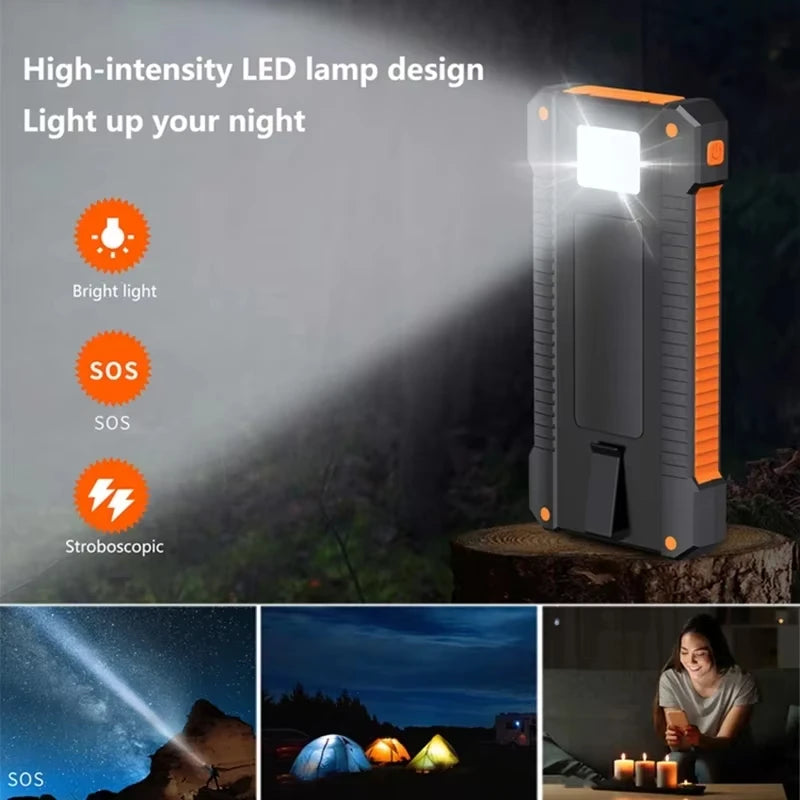 Lenovo NewSolar PowerBank Portable 500000mAh Large Capacity Super Fast Charging Outdoor External Battery For Huawei Samsung 2026 Car Mobile World