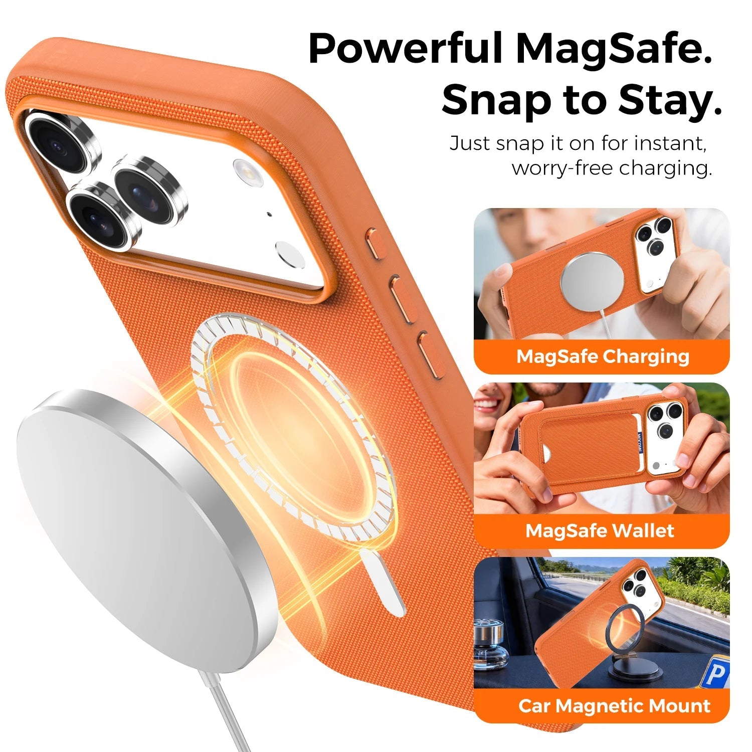 Original Techwoven Fabric For MagSafe Magnetic Phone Case For iPhone 17 Air 16 15 14 13 12 11 Pro Max Soft Shockproof Back Cover