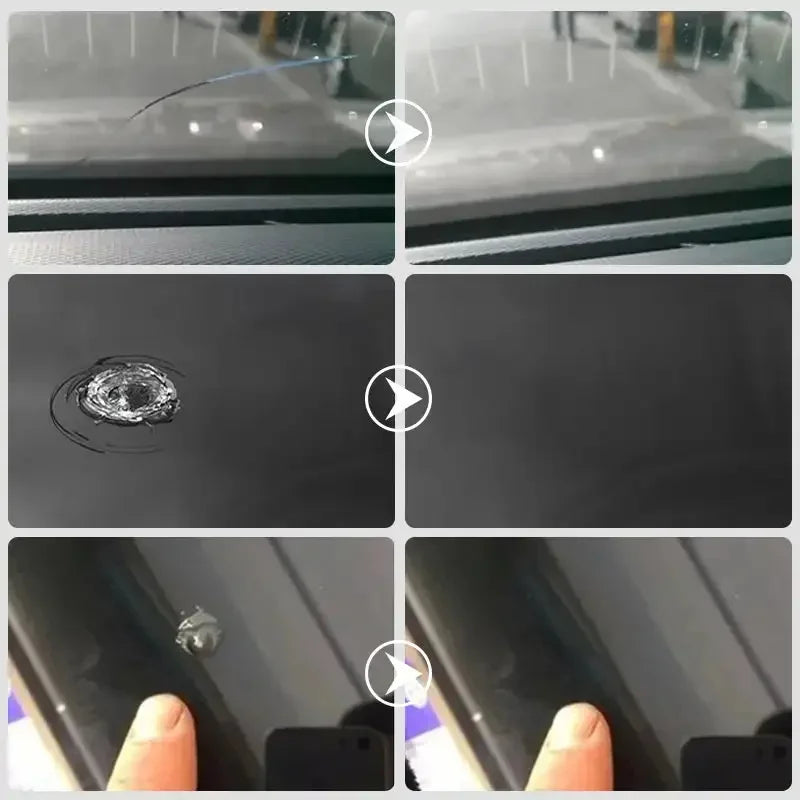 Windshield crack repair fluid,car window repair resin kit,glass scratch repair tool,glass curing adhesive,crack maintenance tool CM World