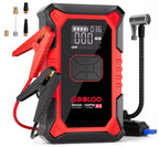 GOOLOO A3 3000A Peak Jump Starter with Air Compressor Portable Car Battery Booster for 9.0 Gas/6.5L Diesel Vehicles with 150PSI Auto-Shutoff
