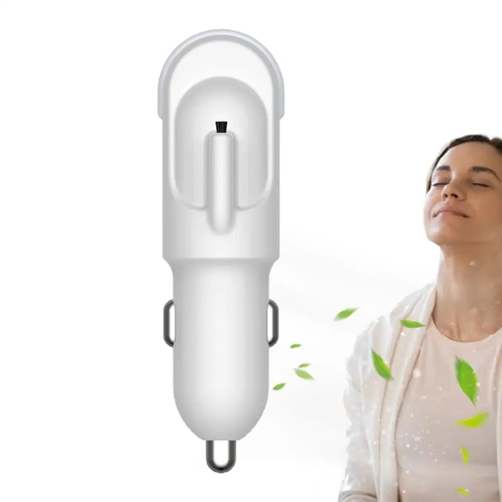 Auto Ionizer Car Air Purifier Portable Ionic Air Freshener Filter Car Air Purification Filters For Dust And Pet Odors Interior CM World