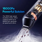 Baseus A5 16000Pa Wireless Car Vacuum Cleaner Powerful Portable Handheld Automotive Mini Vacuum Cleaner For Car Home PC Machine Car Mobile World