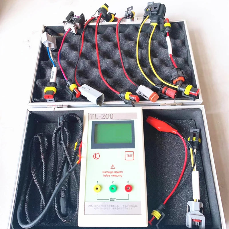 TL-200 CRIN Diesel Common Rail Injector Piezo TR LCR ESR Resistance Capacitance Inductance Tester CM World
