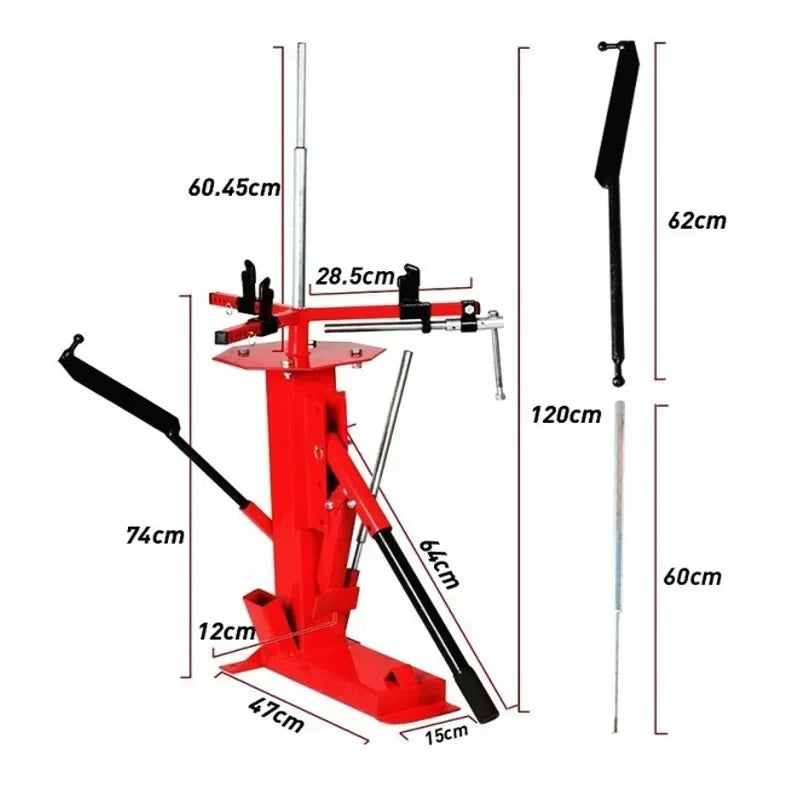 4" to 16.5" Multi Manual Tire Changer Auto Car Tire Changer Car/Truck/Motorcycle Portable Hand Tool Tire Bead Breaker Changer