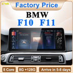 STWEI 2024 New ID6 ID7 ID8 UI 12.3inc Android System Wireless Carplay AUTO For BMW 5Series F10 F11 CIC NBT Car Video Players GPS