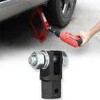 1/2 Inch Scissor Jack Adapter and Socket Adapter for Most Jacks Chrome Vanadium Steel Scissor Jack Adapter Drive Impact Wrench CM World