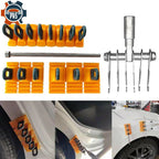 New Paintless Glue Puller Tabs Dent Car Repair Tool Vehicle Dent Removal Repairing Tool Set Orange Dent Puller Kit CM World