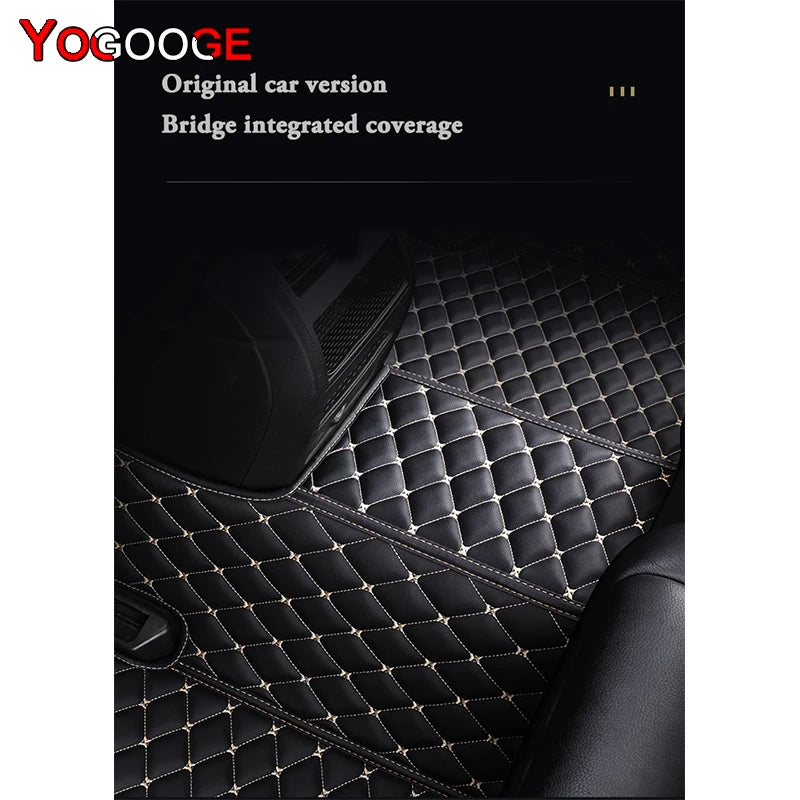YOGOOGE Custom Car Floor Mats For Mercedes Benz C-CLASS Coupe C204 C205 A205 Auto Carpets Foot Coche Accessorie