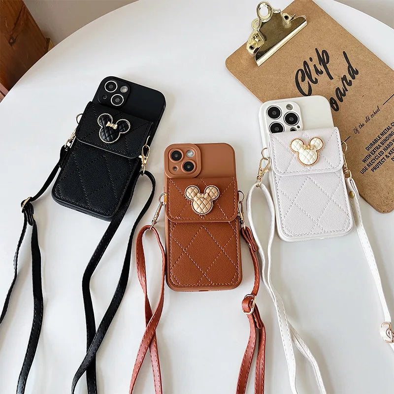 Crossbody wallet card case protective case for iPhone13 14 15 16 11 12Pro max phone case Apple drop case for iPhone 17 Pro Max
