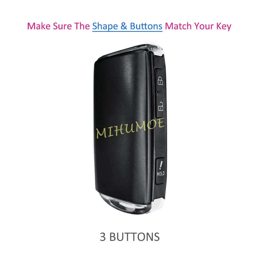 Silicone Car 3 Buttons Key Fob Case Cover Chain For 2020-2025 Mazda 3 Hatchback CX-30 CX-50 CX-90 CX-5 CX-9 MX-30 2022 2023 2024 CM World