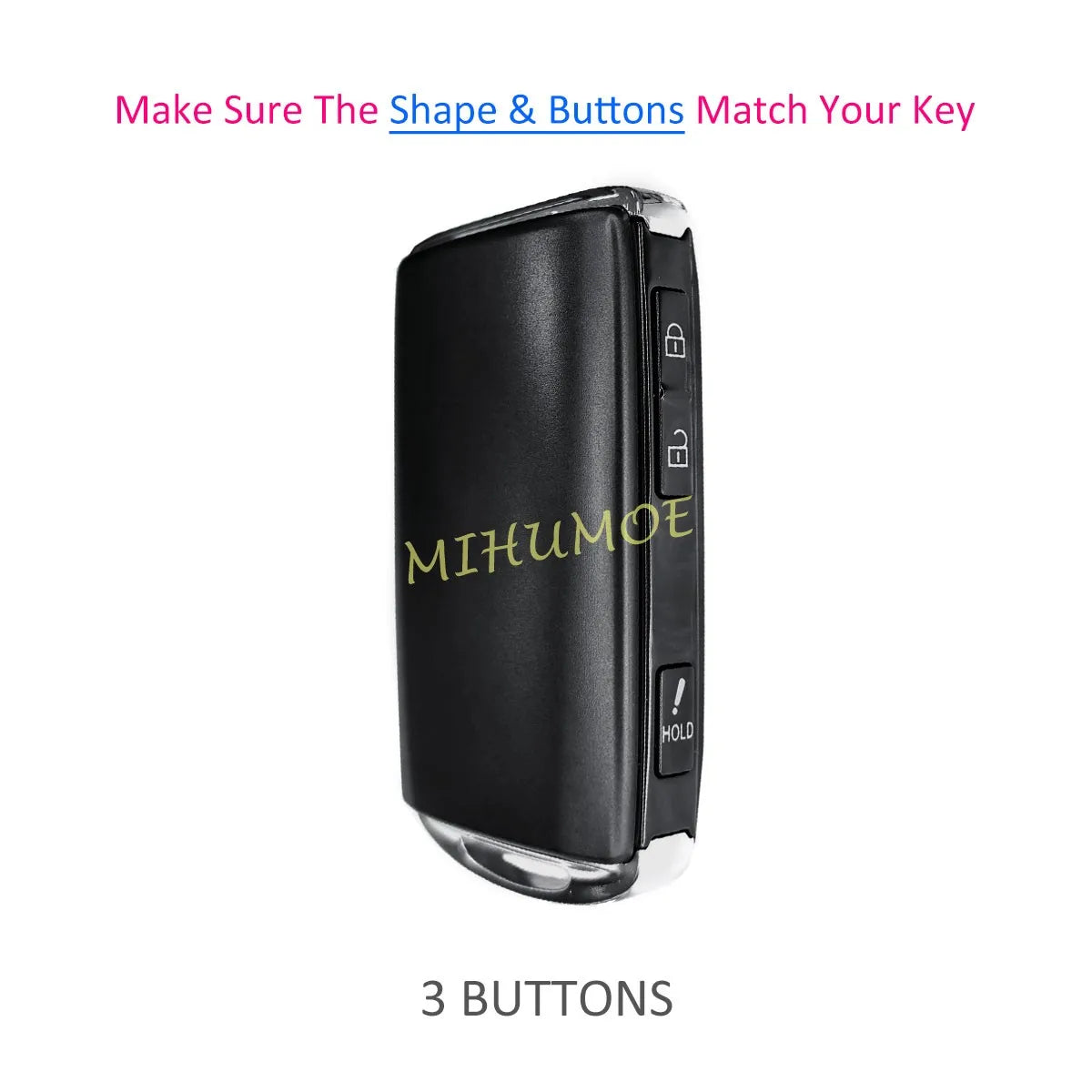 Silicone Car 3 Buttons Key Fob Case Cover Chain For 2020-2025 Mazda 3 Hatchback CX-30 CX-50 CX-90 CX-5 CX-9 MX-30 2022 2023 2024 CM World