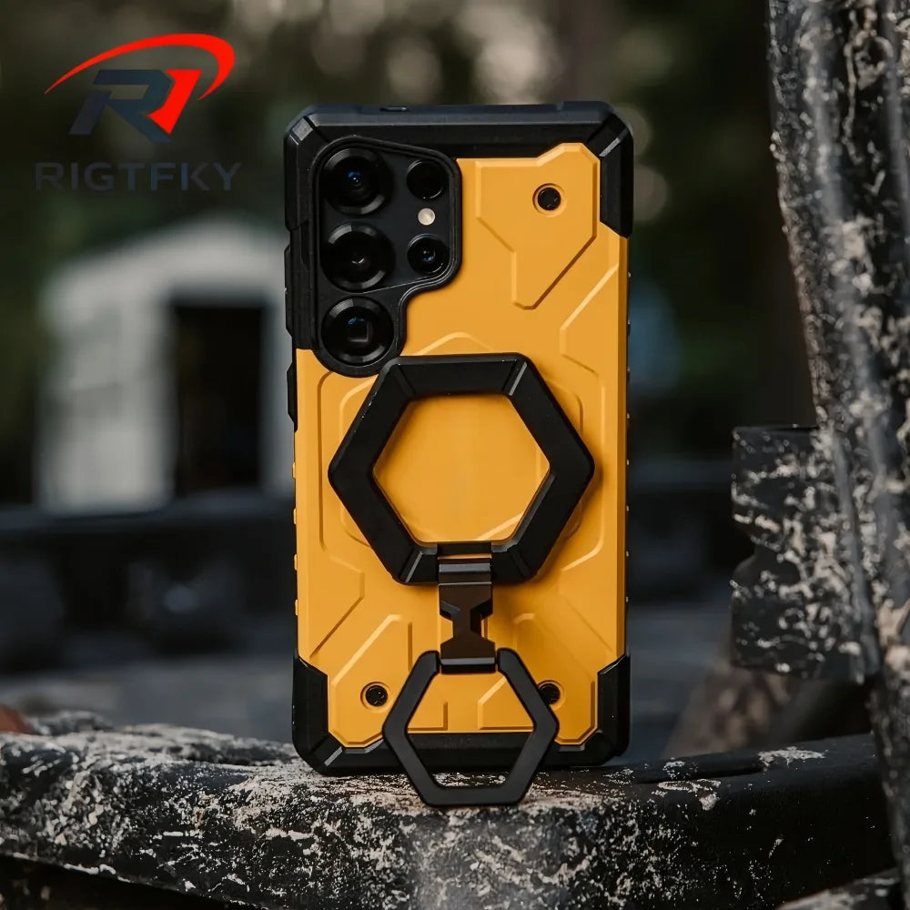 Exclusive Pathfinder Magnetic Case For Samsung S26 Ultra S25 S24 S23 Plus S26ULTRA Ua-g Shockproof Armor Protective Phone Cover