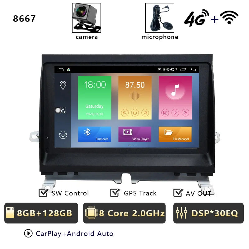 CHSTEK Android 13 Multimedia Player For Land Rover LR3 Discovery 3 L319 2004-2009 Auto Radio Car Stereo Carplay GPS WIFI 4G BT CM World