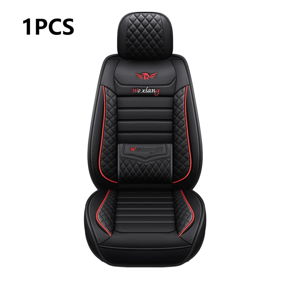 Elegant Universal Faux Leather Car Seat Cover by Tand: Easy-Clean, Comfort Design, Fits Major Models - Enhance Your Car's CM World