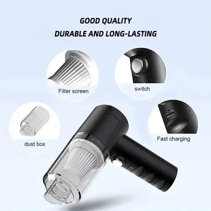 Lenovo 4 In 1 Car Vacuum Cleaner 2900000 Pa Powerful Clean Machine Wireless Blowing Suction Vacuum Cleaner household 2026 New