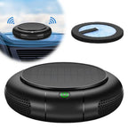 Car Air Purifier Solar/USB Powered, HEPA Filter & Negative Ion, Remove PM2.5/Smoke/Dust, 1200mAh Portable Auto Air Cleaner Car Mobile World