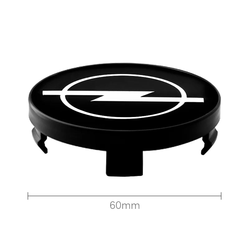 4Pc 56mm 60mm Car Wheel Center Hub Cap For Opel Astra Grandland Corsa Mokka Frontera Insignia Zafira Rim Cover Sticker Accessory