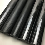 Matte Black Glossy Carbon Fiber Vinyl Wrap Film Window Trim Strip Car Stickers Decal Motorcycle Vehicle Interior Car Mobile World