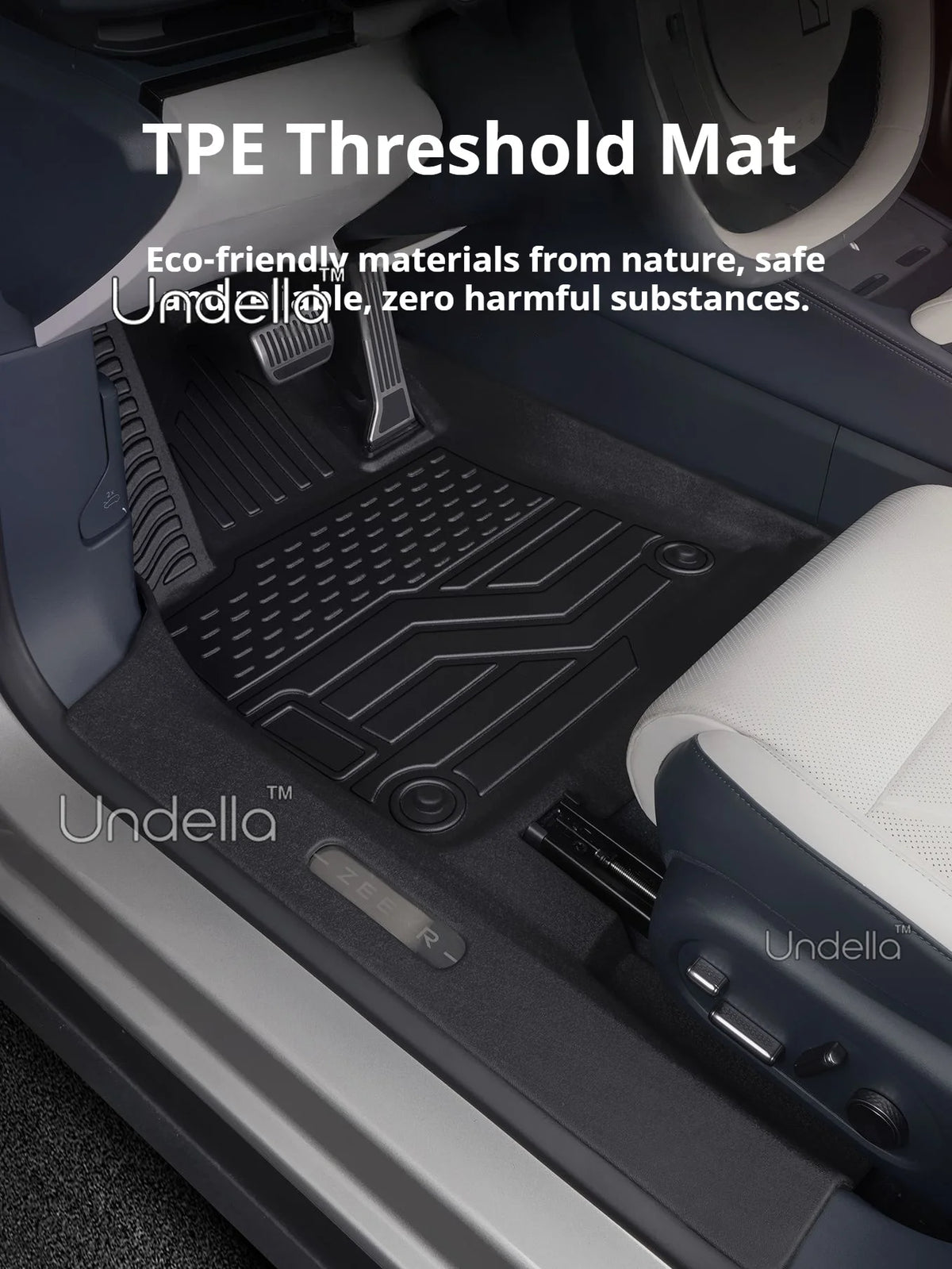 For Zeekr 7GT 2026 2027 Car TPE Foot Pad Cargo Liner Floor Mats All Weather Waterproof Anti-Slip Foot Pads Car Accessories