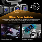 4Camera 360 Degrees Car DVR 1080P Video Recorder WiFi APP DashCam 4Channel Front Left Right Rear View Camera 24H Parking Monitor Car Mobile World