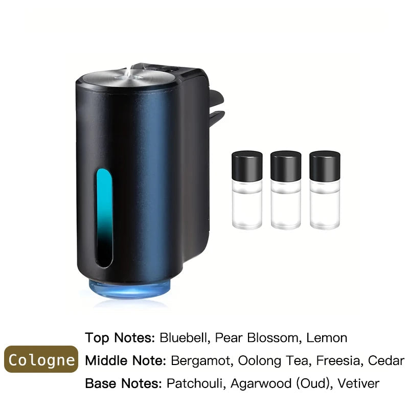 Car Diffuser Purifier Essential Fragrance Aroma AI Air Aromatherapy Humidifier Freshener Perfume Oil Mounted Ionizer Generator CM World