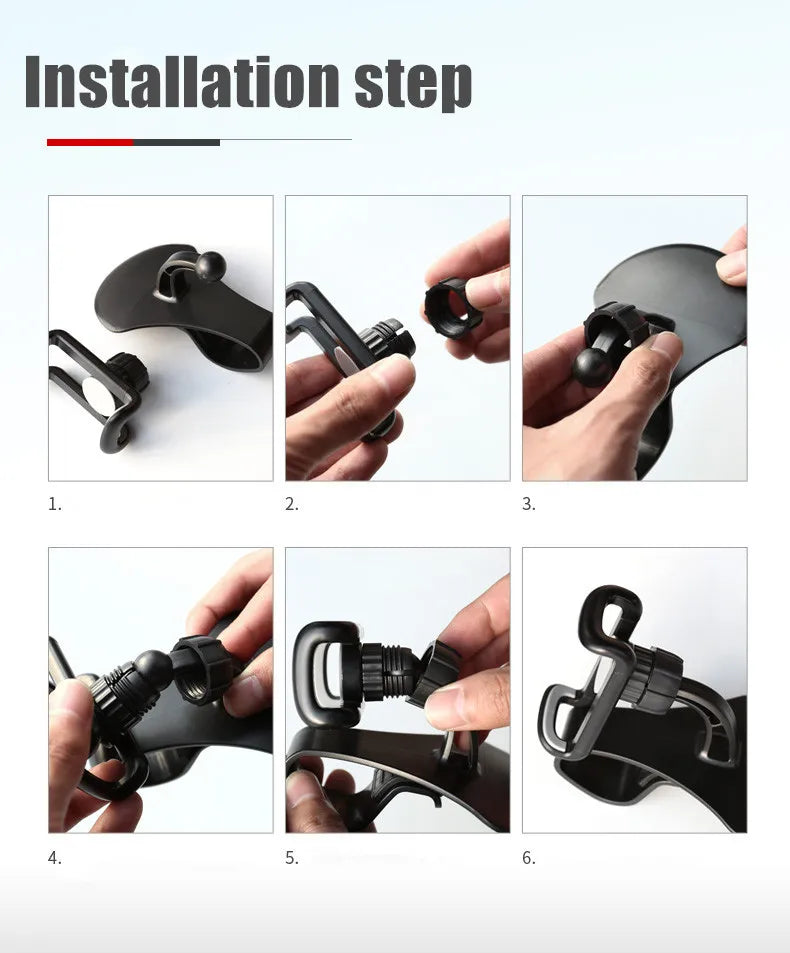 Multi-Functional Universal Car Mobile Phone Holder Easy Clip Mount Stand Panel Dashboard GPS Navigation Bracket Holder For Phone CM World