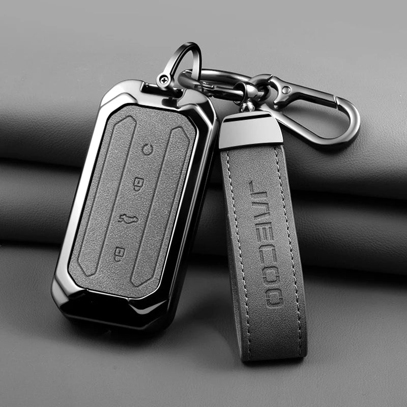 For Chery Jaecoo J5 J7 5 7 2025 2026 Keychain and Keyring Car Interior Accessories Zinc Alloy Car Key Protective Cover Suitable