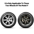 4PCS 19 Inch Cyclone Style Wheel Covers for Tesla Model Y (2020-2024) Right & Left Automobile Accessories Hubcaps Replacement CM World