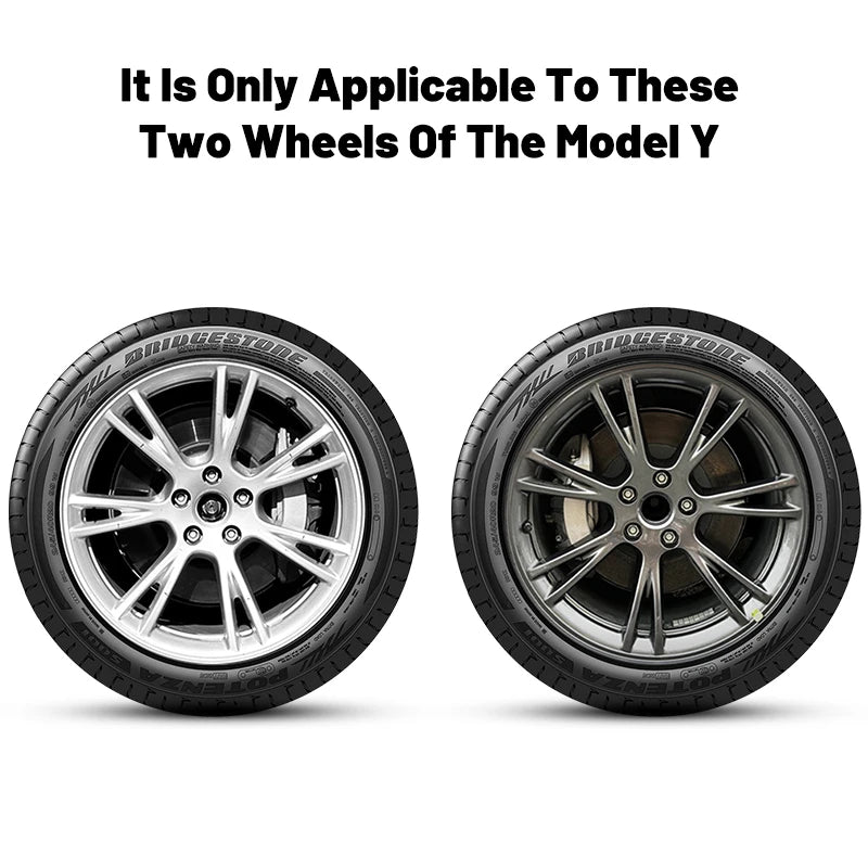 4PCS 19 Inch Cyclone Style Wheel Covers for Tesla Model Y (2020-2024) Right & Left Automobile Accessories Hubcaps Replacement CM World