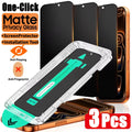 Matte Privacy Screen Protector For iPhone 17 Pro Max Air 14 15 13 11 12 16 Pro Max 16E XR Dust Free Installation Anti-Spy Glass