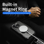 Original Farve Bagplade Mobiletui Til iPhone 17/14/15/16 Pro Max Magnetsuge Holder Metalramme All-Inclusive Spejlbeskyttelse Etu