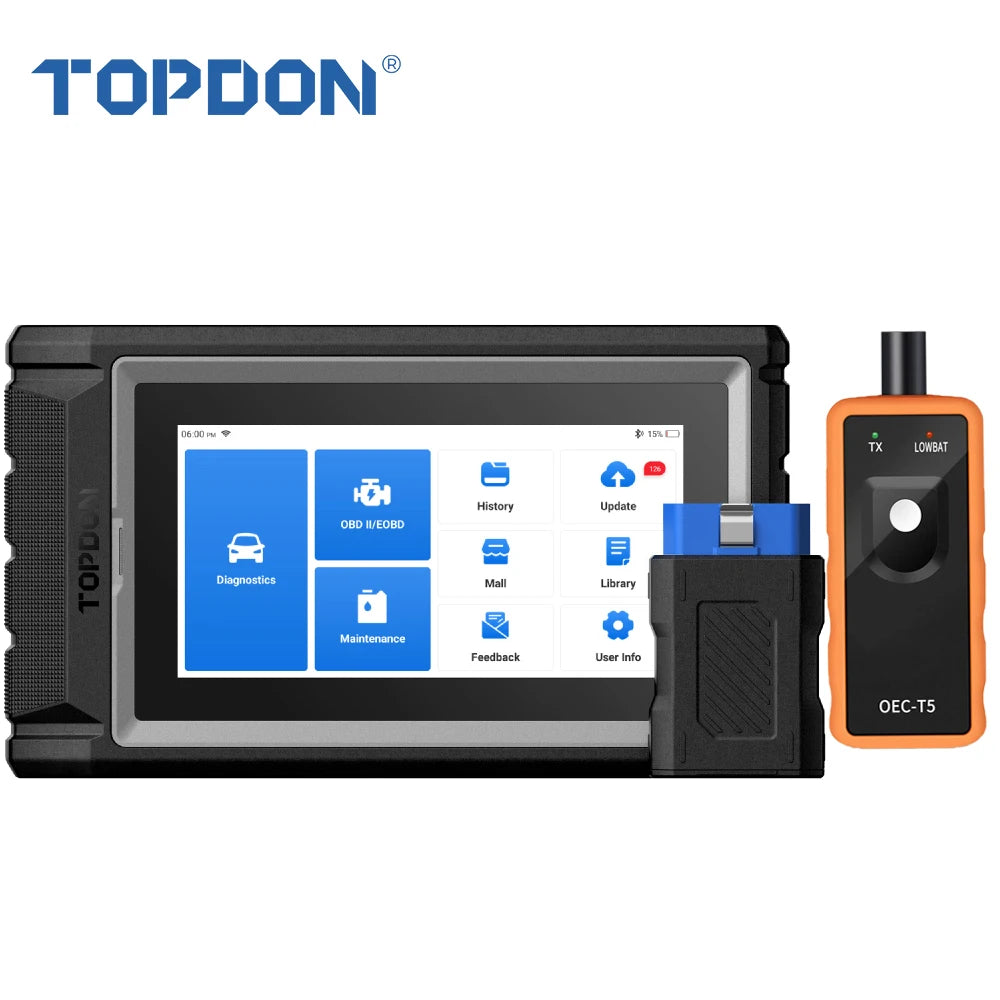 TOPDON AD800 BT 2 OBD2 All System Scanner Professional Car Diagnostic Tool Automotive Scanner Active Test  AUTOVIN Scanner