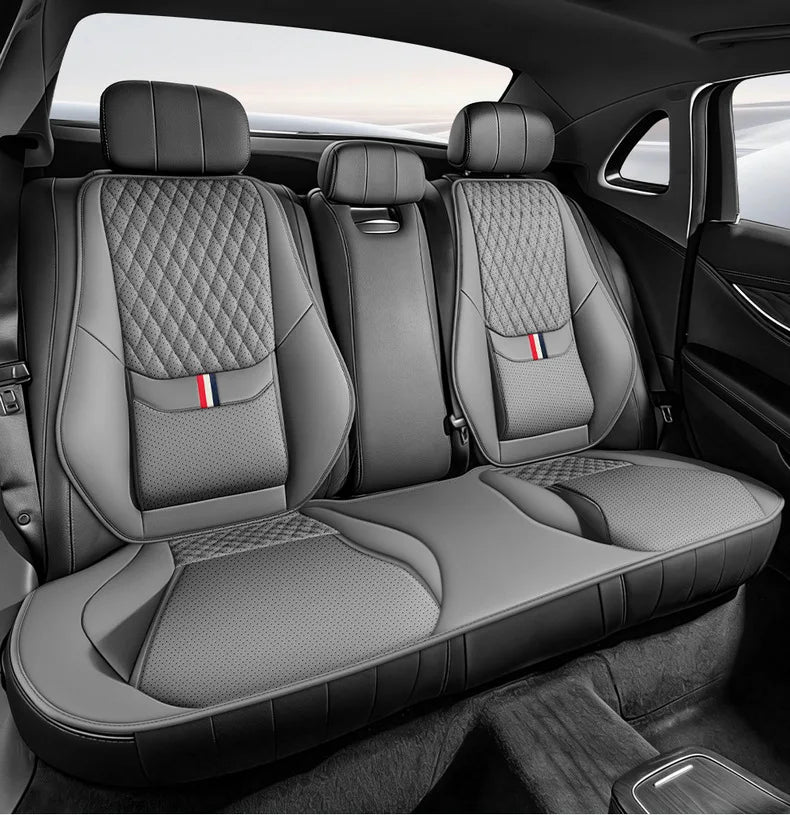 Universal Ergonomic Car Seat Cover Built-in 6cm Lumbar Support and Leg Bolster Breathable SUV Sedan Cushion Car Seat Protection
